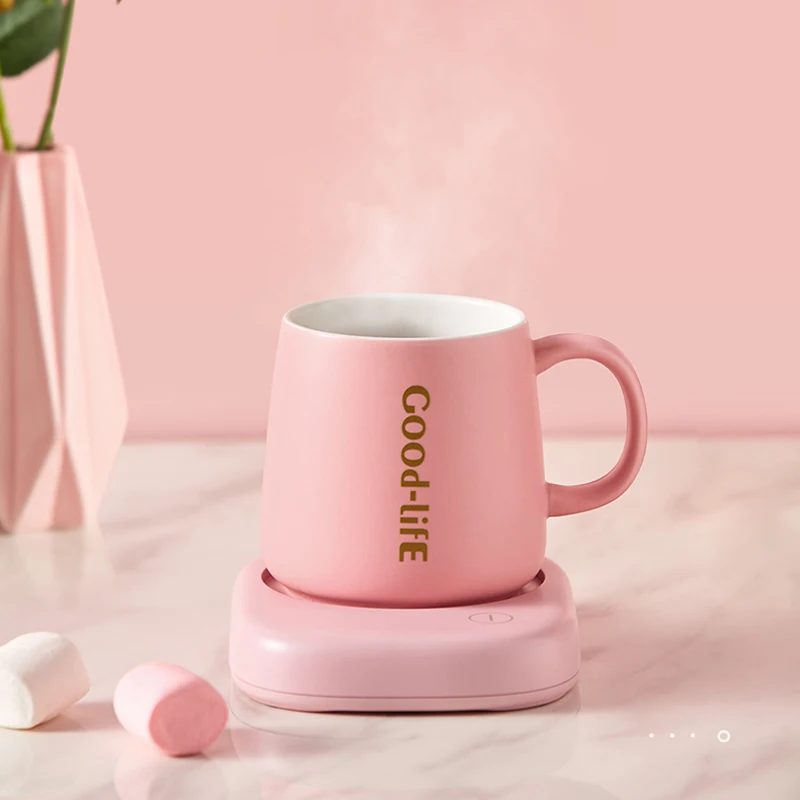  220V Cup Warmer 3 Gear Constant Temperature Heating Coaster Mat Mini Portable Mug Warmer Desktop Cu