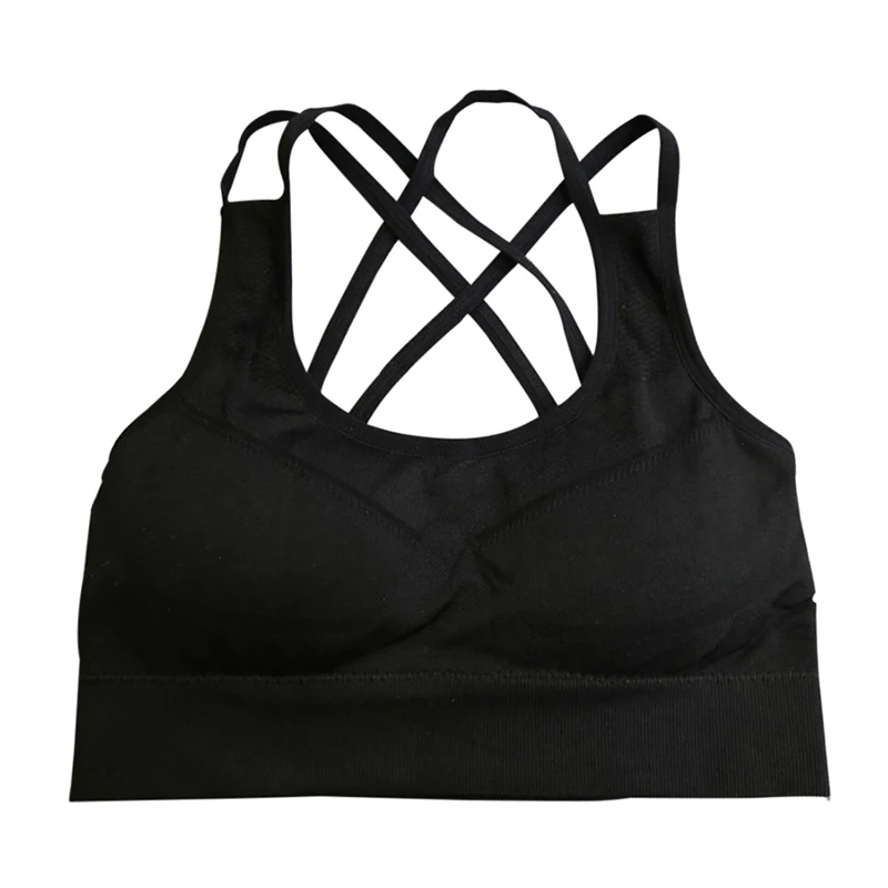 Women's Sports Underwear Cross Strap Beauty Back Shockproof Sports