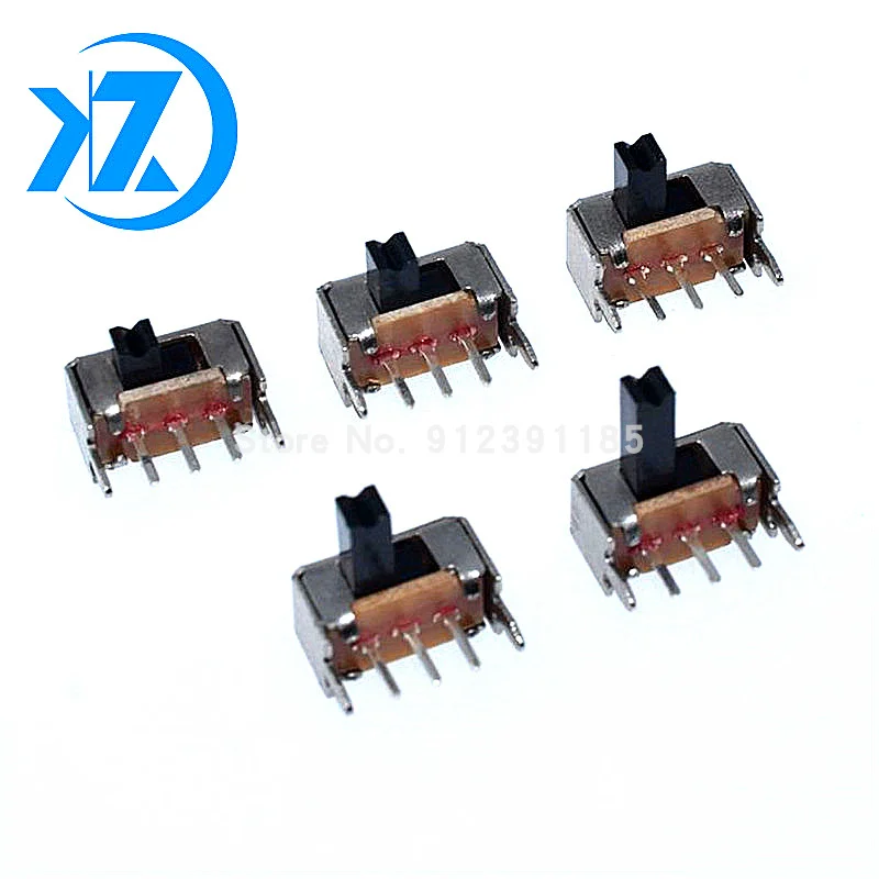 10Pcs SK12D07 SK12D07VG3 SK12D07VG4 SK12D07VG5 mini Slide Switch 3pin 2 Position 1P2T SPDT High quality toggle switch Handle:3MM |