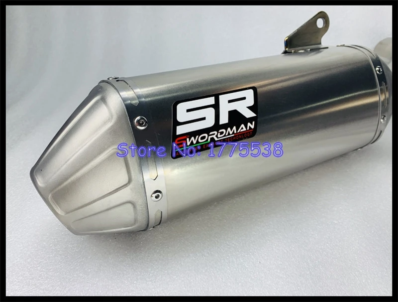 Titanium Alloy for KTM 250 390 Adventure 20-23 Motorcycle Exhaust Muffler Link Pipe with Carbon Cover for KTM RC125 RC 390 22-23 - Image 4