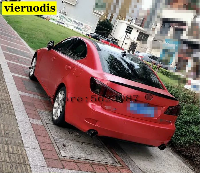 Спойлер для Lexus IS250 2006-2012 спойлер IS300 IS350 из абс-пластика цветной задний автомобиля