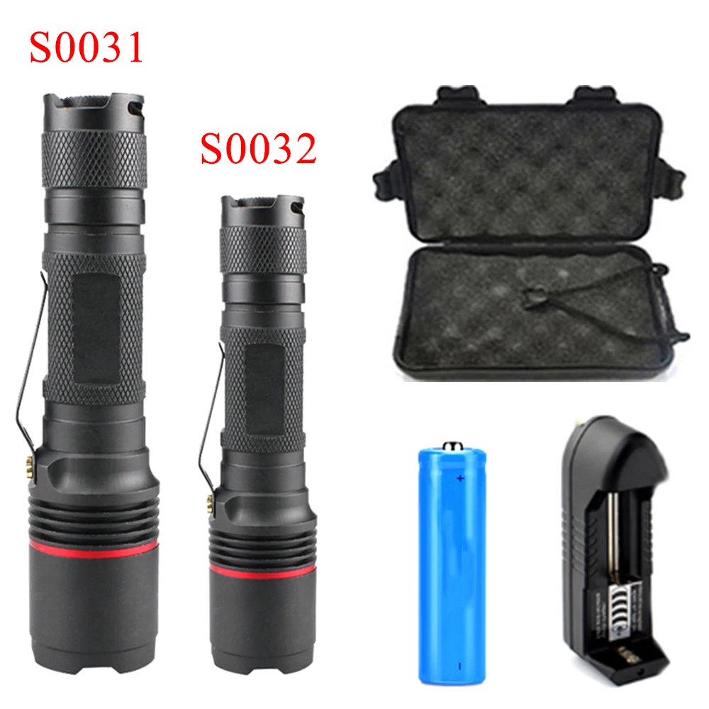 

LED Glare Flashlight Torches 3/5 Modes Waterproof Emergency Light Portable Camping Outdoor Patrol Lamp Pen Clip Light Tactical