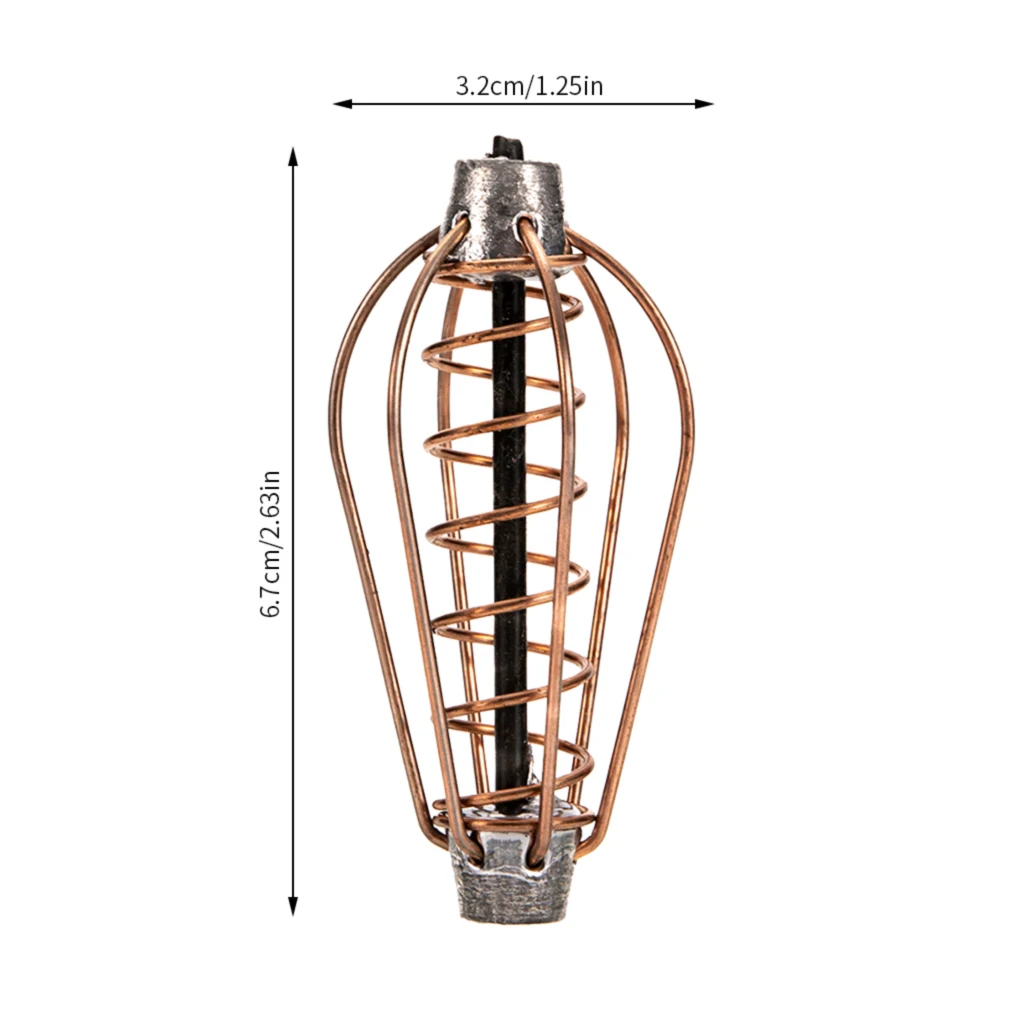 Fishing Feeder Lure Bait Cage Portable Metal Spring Basket Tackle Accessory,Fishing Feeder,Fishing Accessories,Fishing Tackle,Fishing Tools,Fishing Tool