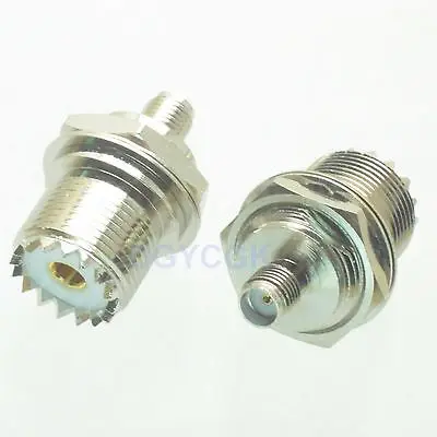 DHL/EMS 50 шт. адаптер преобразования SO239 разъем UHF SMA jack bulkhead M16 для радио-h2