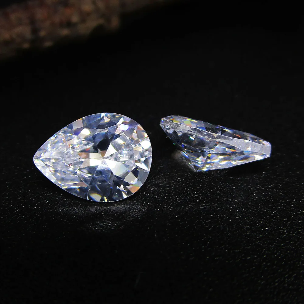 8x12mm Pick Colors 50pcs Wholesale Price CZ Pear Shaped Cubic Zirconia White Pink Amethyst | Украшения и аксессуары