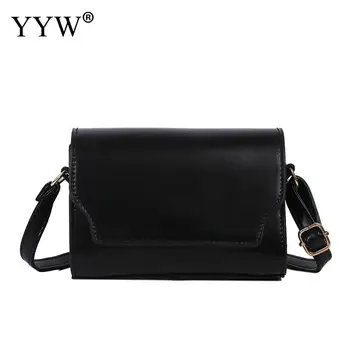 

Women Vintage Waterproof Crossbody Bags High Quality PU Leather Messenger Bag Female Black Khaki Bolsos Para Mujer Casual Sac