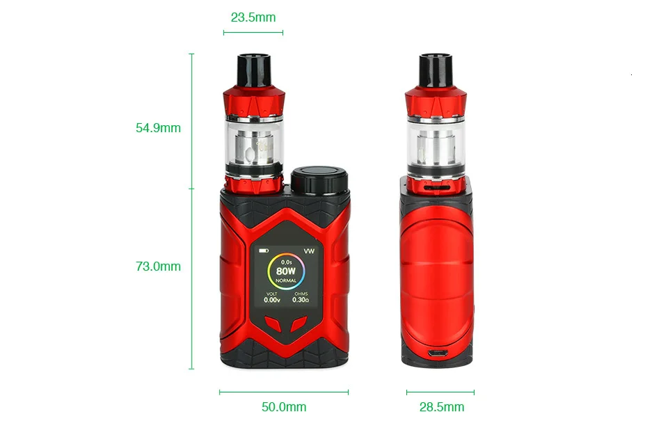Vaptio Wall Crawler 80W TC Kit with Throne Tank
