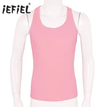 IEFiEL, мужские повседневные топы без рукавов, ropa hombre, пуловер, майка для занятий бодибилдингом