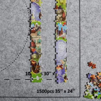 

Felt Mat 24*46/32*46inch Colorful Puzzle Roll Jigsaw Storage Felt Mat Bedroom Home Children Room Soft Baby Crawling Mat Indoor