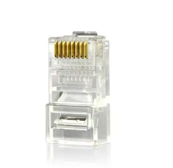 Utp-неэкранированная витая пара модульная вилка по категории 5 RJ45 сетевая кристаллическая головка 100/коробка