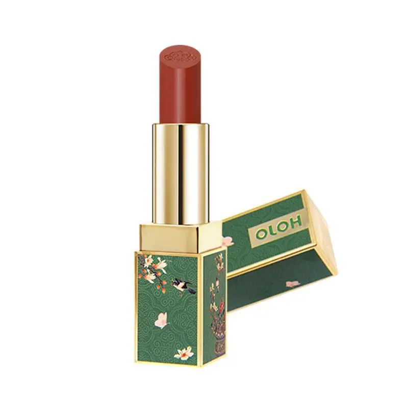 HOJO 5 Colors court style Lipstick Moisturizing Waterproof Long Lasting Lip Stick Cosmetic Makeup Chinese Style Easy to Wear HOJO 5 Colors court style Lipstick Moisturizing Waterproof Long Lasting Lip Stick Cosmetic Makeup Chinese Style Easy to Wear