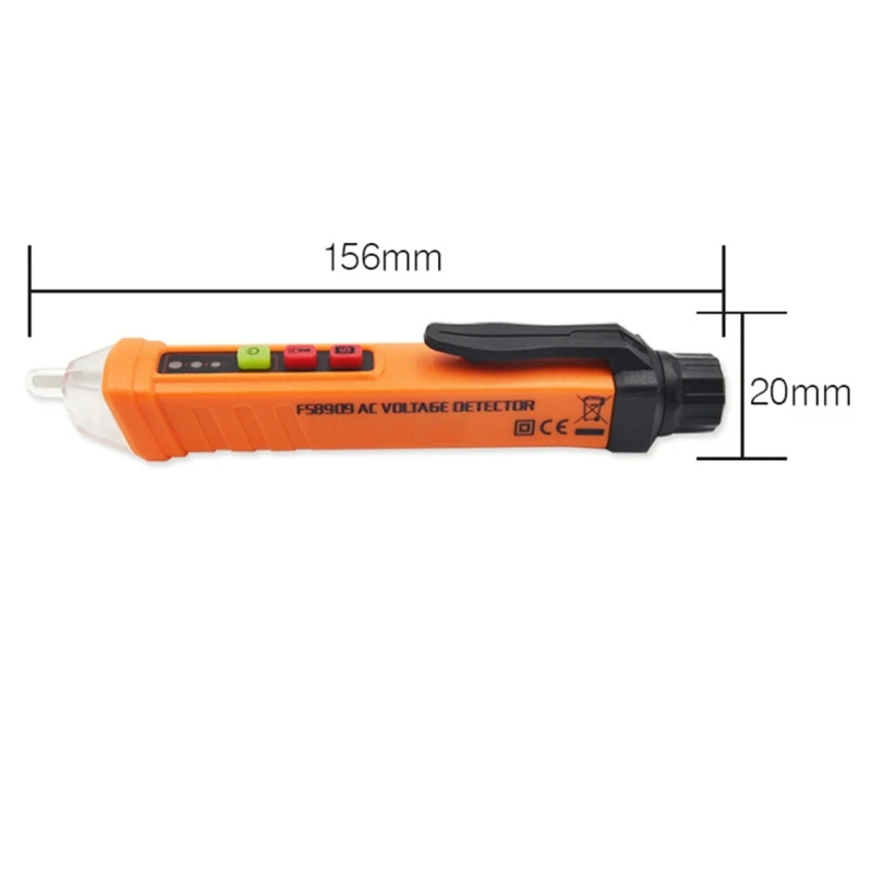 

LED AC Voltage Detector Tester Meter Pen Style Electric Indicator Outlet Non-contact Voltage Dectetor Sensor