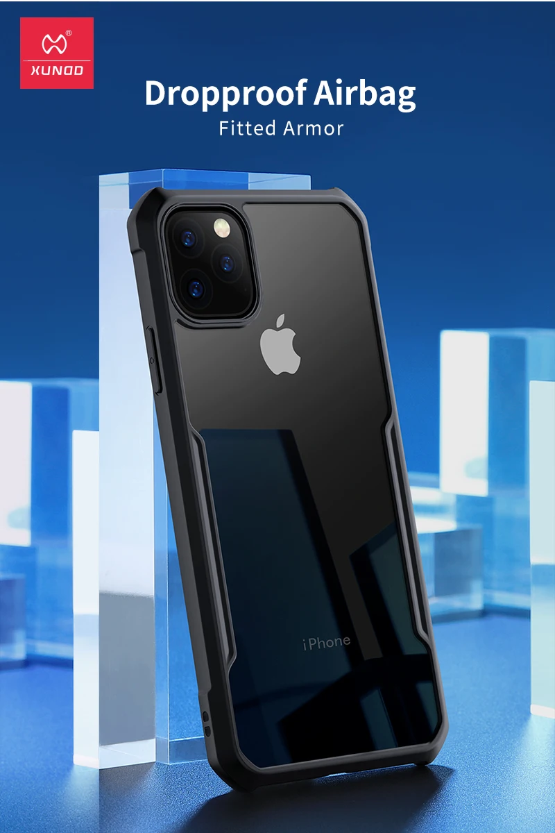 Xundd противоударный чехол для iPhone 11 Pro прозрачный PC+ TPU бампер чехол для телефона для iPhone 11/11 Pro Max магическое кольцо чехол
