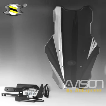 

For Nmax NMAX155 NMAX 125 Modified Nmax155 Motorcycle Adjustable Windshield WindScreen Height Modle Smoke Color