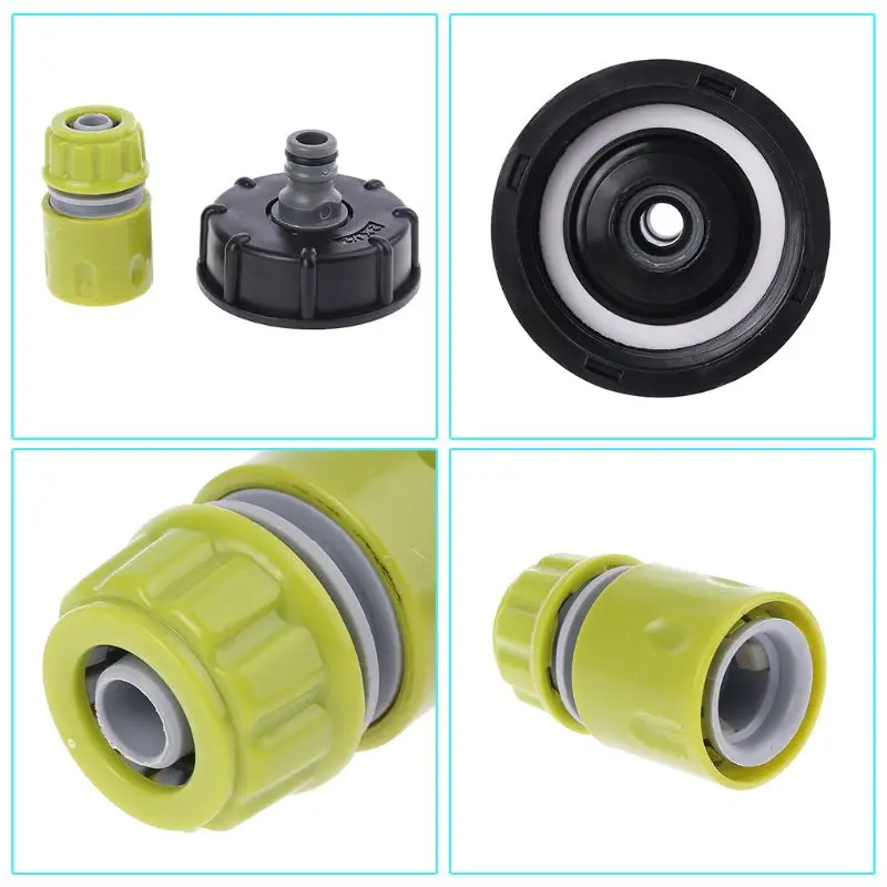 S60X6 Parts Tap Easy Use IBC Tank Adapter Accessories Snap-on 1/2" Outlet Tank Connection