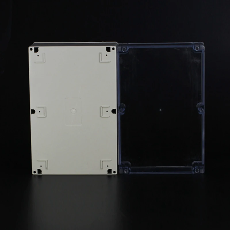 240x160x120 мм ABS IP65 водонепроницаемая Пластиковая распределительная коробка для проводов прозрачный распределительный футляр для проекта Корпус Электронный Прозрачный