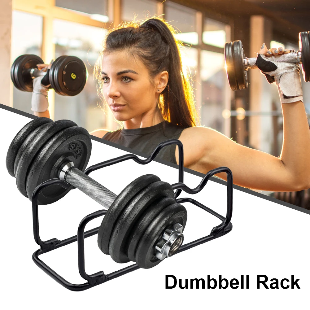 Barbell Storage Stand Dumbbell Rack Sports Fitness Equipment Home Office Gym 
