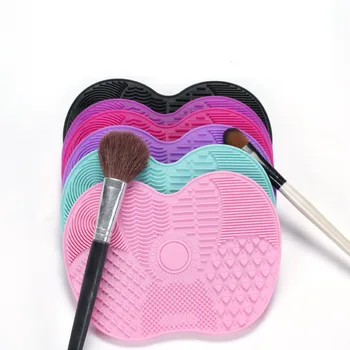 

1PC Silicone Makeup Brush Silicone Cleaners Washing Scrubber Board Foundation Cosmetic Cleaning Mat Pad Scrubber Board