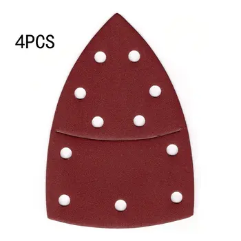 

4Pcs 105*152mm Sandpaper 11 Hole Disk Sand Sheets Grit 40-800 Hook and Loop Sanding Disc Polish