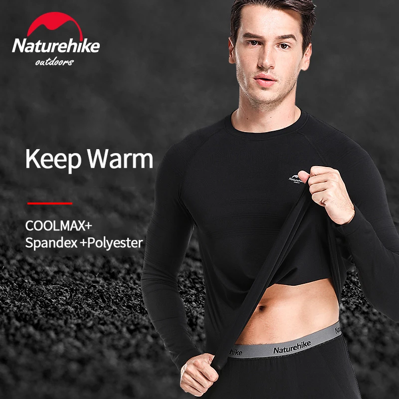 Naturehike теплое Coolmax нижнее белье трусики осень и зима быстросохнущее термобелье Спортивное нижнее белье унисекс впитывающие влагу для велосипедного спорта