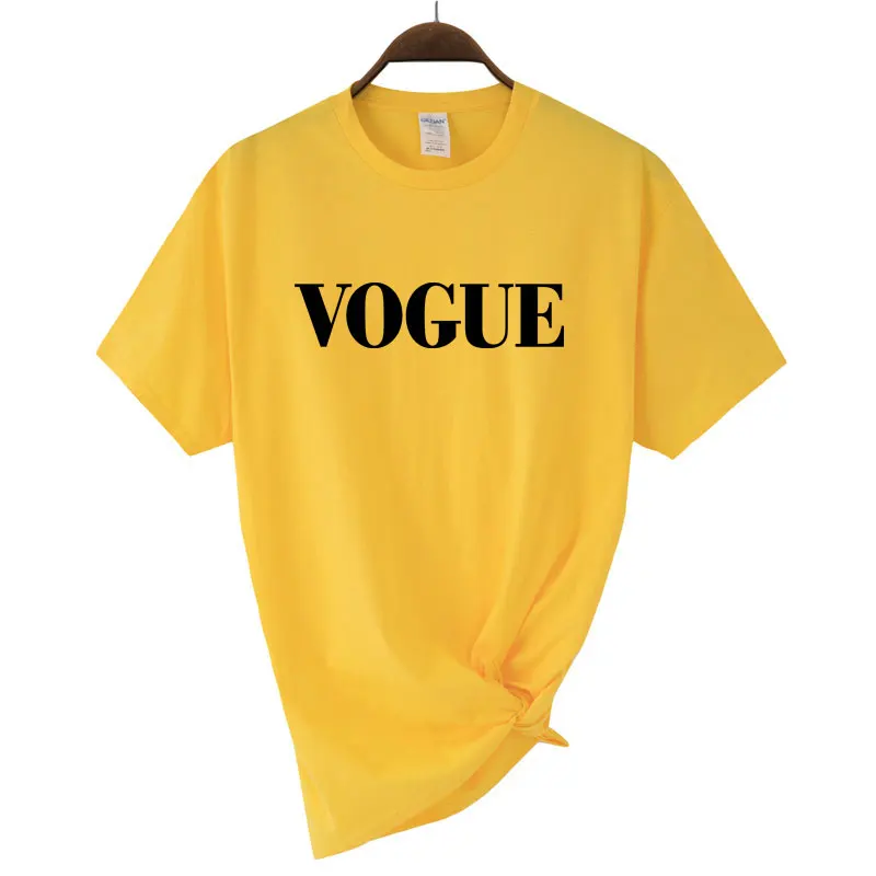 Plus Size XS-XXL Harajuku Summer T Shirt Women New Arrivals Fashion VOGUE Printed T-shirt Woman Tee Tops Casual Female T-shirts
