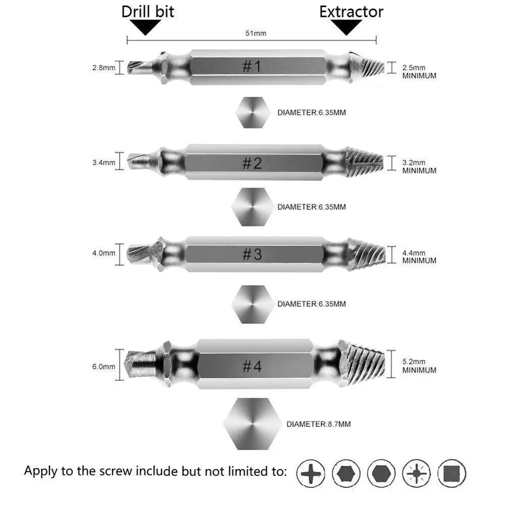 Vastar-4pcs-Damaged-Screw-Extractor-Drill-Bits-Guide-Set-Broken-Speed-Out-Easy-out-Bolt-Stud (4)