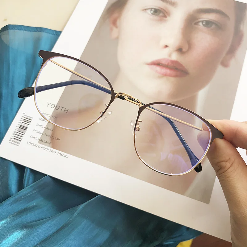 

2019 Anti Blue light Ray Computer Goggles Men Radiation-resistant Transparent eye glasses frames Flat mirror Goggles Sale-Seller