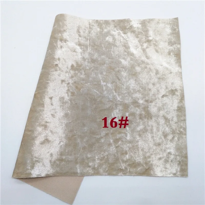 16 Glitterwishcome 21X29 см A4 размер винил для бантов бархатные тканевые листы для бантов, GM708B - Цвет: 16