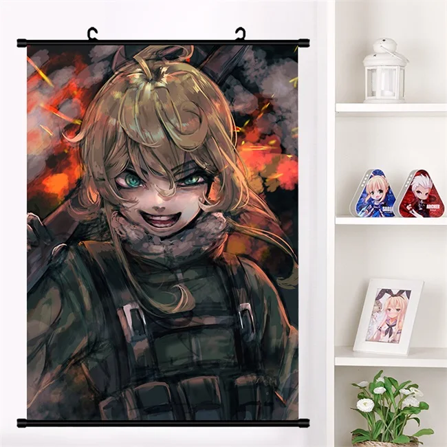 Аниме Youjo Senki Saga of Tanya the Evil Tanya Degurechaff настенный плакат с прокручивающейся стенкой коллекция домашнего декора искусство - Цвет: I