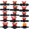 SPRYCLE Waterstop Barb Connector Mini Valve 16mm 20mm 25mm 4/7mm 8/11mm Drip Irrigation Garden Hose 1/4 1/2 3/4 Watering System 1