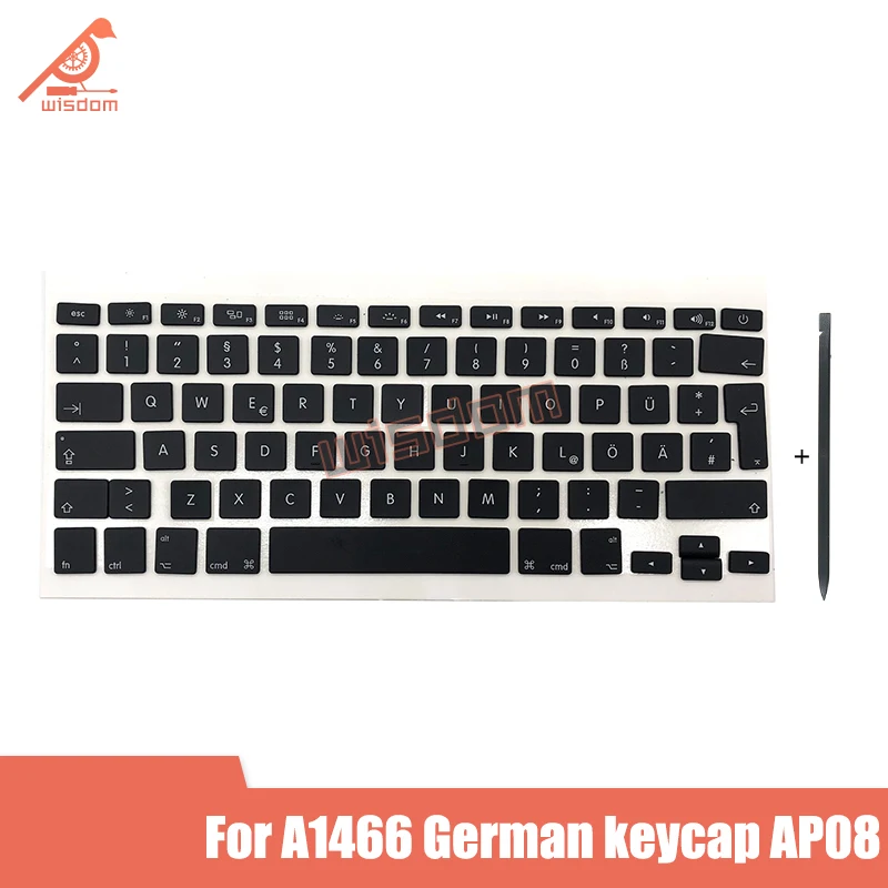 Новый Набор колпачков для клавиш A1466 немецкий AP08 AP11 полный комплект Macbook Pro Retina 13