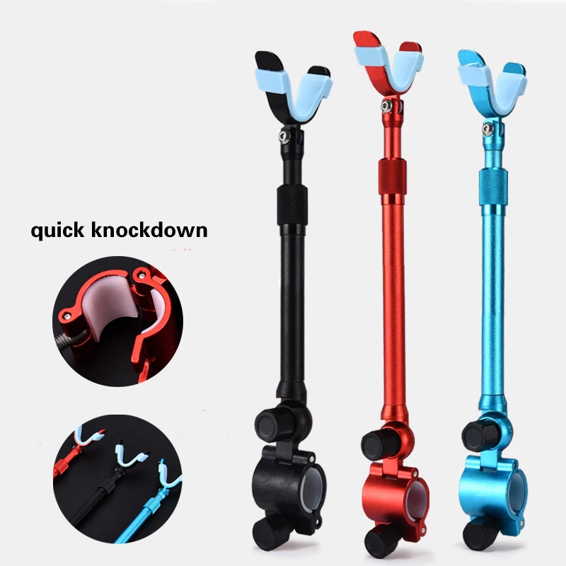 

Professional Support Telescopic Fishing Bracket Durable Carbon Rod Holder Foldable Portable Stand Accessories Practical Tool