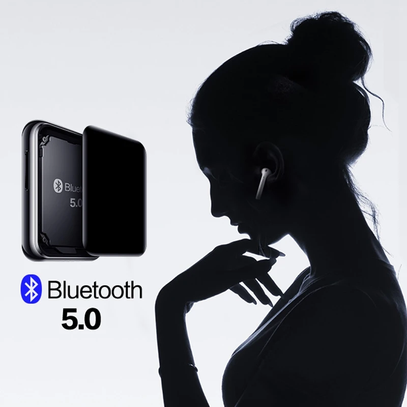 ABHU-BENJIE X5 полный пресс-экран MP3-плеер электронная книга FM радио HiFi Bluetooth без потерь 2,5 дюймов музыкальный видеоплеер с динамиком