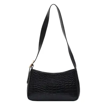 

Female Retro Bag 2020 Tide New Baguette Commuter Armpit Bags Wild Texture Solid Color Handbag Sample Fashion Shoulder Purse