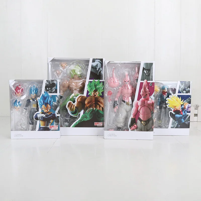SHF Dragon Ball Z Broly evil boo buu (boo) Figuarts Super Saiyan Vegeta Buu фигурка игрушки фигурки модели