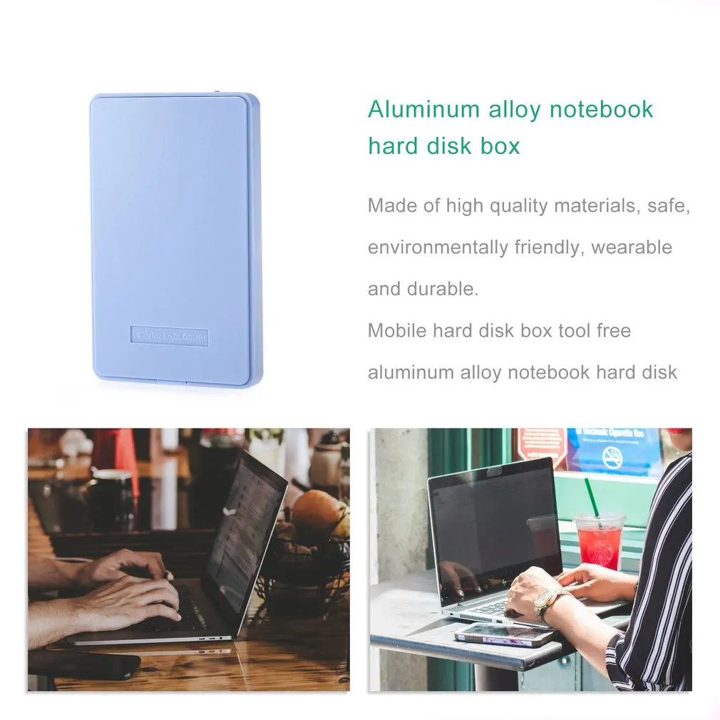 USB2.0 USB3.0 USB3.1 мобильный жесткий диск 2,5 дюймов USB SATA Безвинтовой ноутбук последовательный порт твердотельный диск коробка