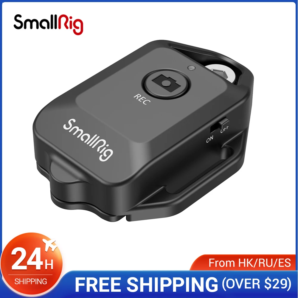 SmallRig Wireless Remote Control for Sony ZV-1 ZV-E10 Camera  Camera Shutter Remote Control for Sony A7 III/A7S III/A7C A9 2924