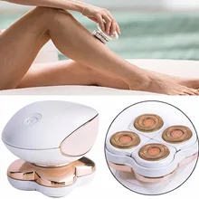 Электрический эпилятор с четырьмя головками для удаления волос, устройство для удаления волос для женщин и мужчин, Перезаряжаемый USB эпилятор, Прямая поставка