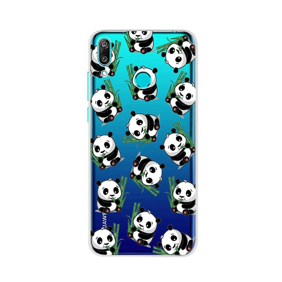 Для Huawei Y7 Y 7 Чехол Мягкий 360 Полный задний Чехол для Huawei Y7 Pro DUB-LX1 DUB-LX2 Y7 Prime украшение маски на заднюю панель - Цвет: Оранжевый