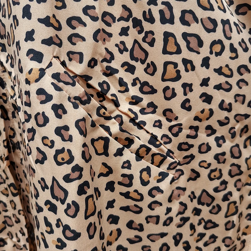 Leopard Print Over Size Beach Cove up Women Dress Cover ups for Swimwear Women Kimono Plage Sarong Bikini Cover up Beachwear