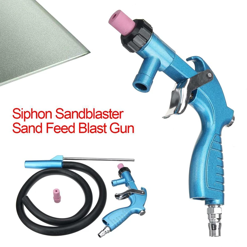 Sandblaster Воздушный Распылитель бластер с керамической насадкой наконечники песок всасывающая труба Абразивный Инструмент Электроинструмент распылитель