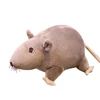 2022 3D имитация мыши супер мягкая плюшевая мышь плюшевая кукла плюшевая крыса плюшевая игрушка животное плюшевая талисман подарок на Новый г... ► Фото 3/6