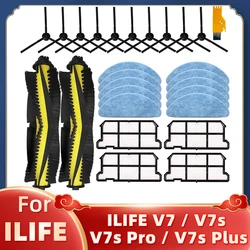 Filtro HEPA para Chuwi iLife V7 / V7s / V7s Pro V7s Plus, paño de mopa, rodillo, cepillo, Cepillo Lateral giratorio, accesorios de Robot aspirador