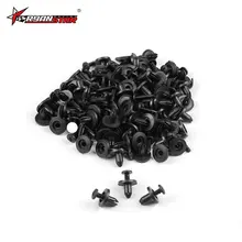 Поперечная граница бутик модификация автомобиля аксессуары Пряжка пластиковая пряжка гвоздь для дверного проема Винт Набор для дверного проема Пряжка 100 штук