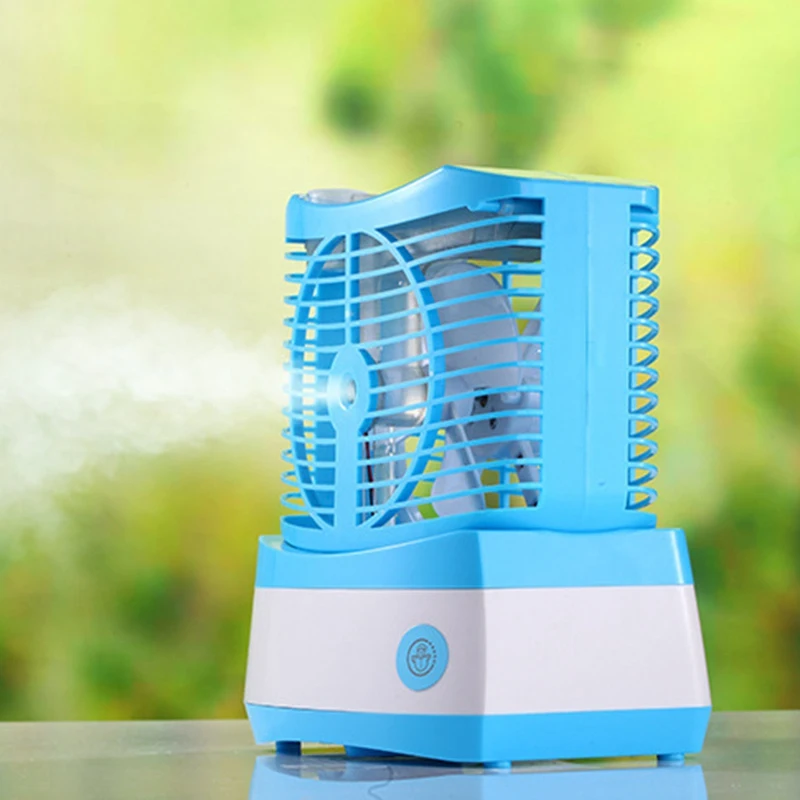 

70Ml Portable Air Humidifier Mini Air Conditioner Usb Water Mist Fan Cooler Air Cooling Fan for Home Office