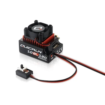 

Hobbywing QUICRUN 10BL120 Sensored 120A / 10BL60 Sensored Brushless ESC Speed Controller For 1/10 1/12 RC Mini Car