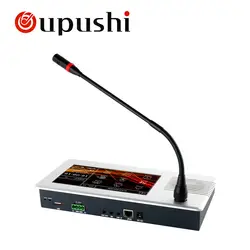 Outushi IP6803 сетевой радио микрофон ip пейджинговый микрофон кампус радио дистанционный домофон