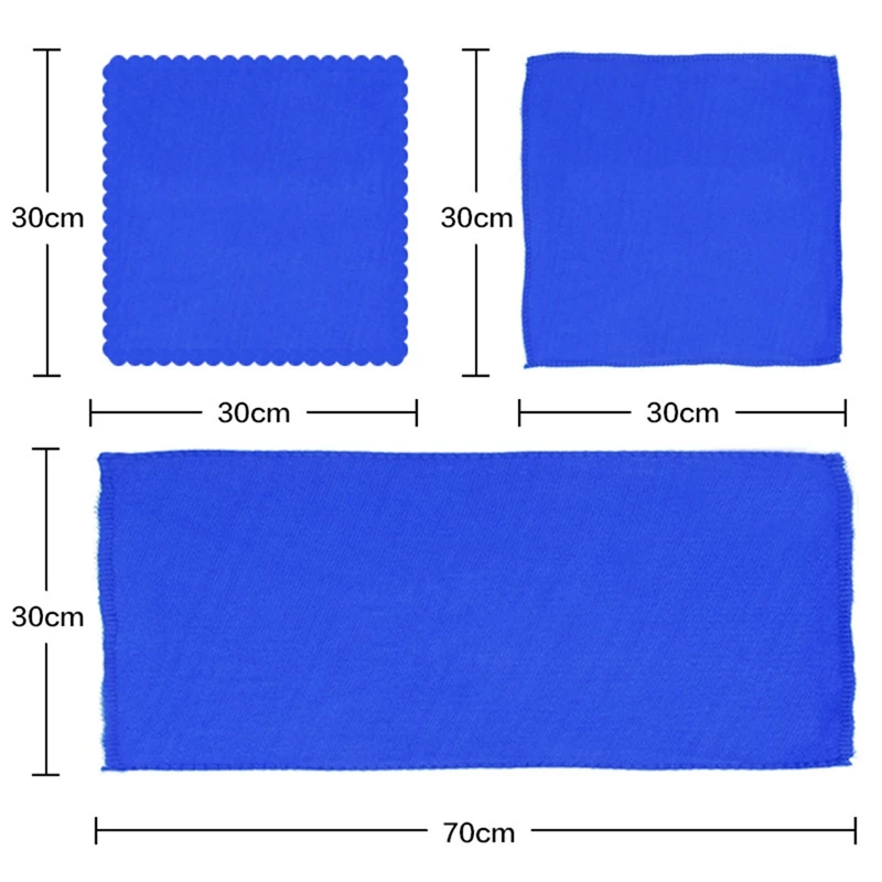 

10 Pcs 30x30/70CM microfiber towel car cleaning drying cloth Car Absorbent Wash Cloth Car Cleaning Drying Hemming Towels