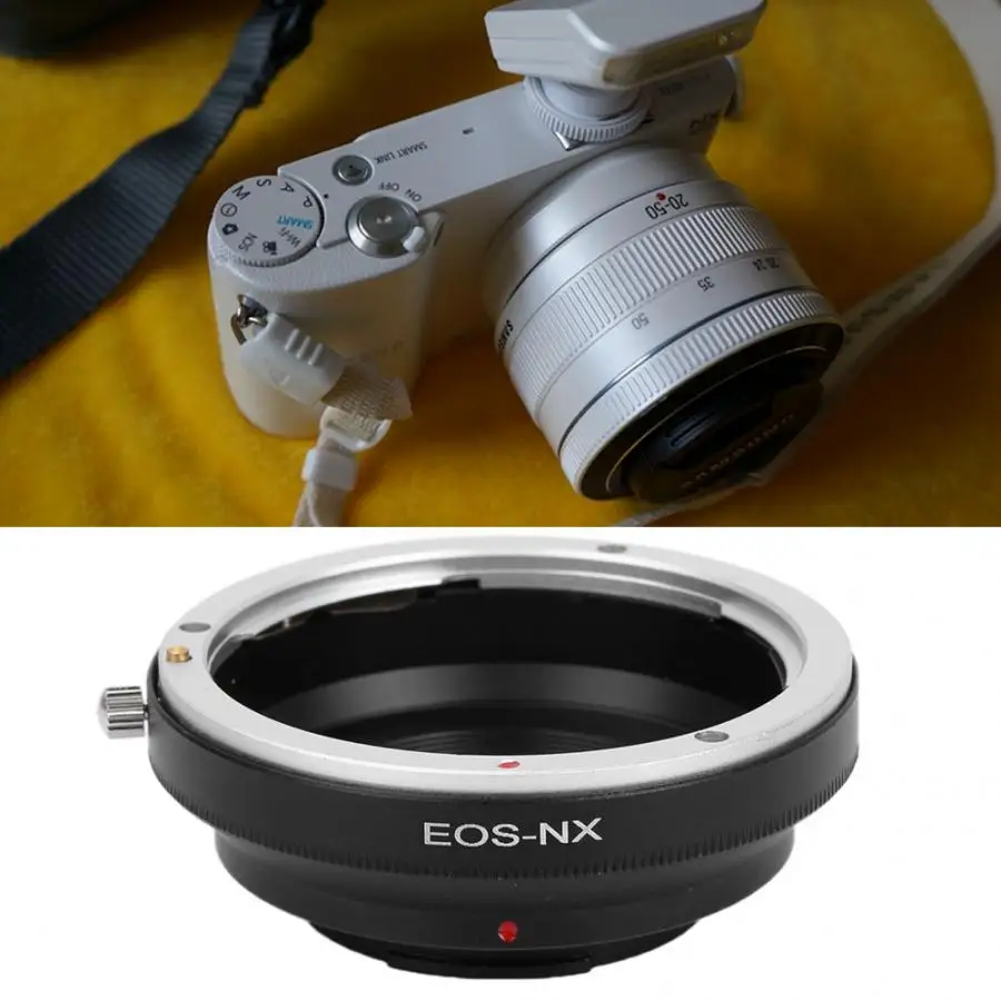 Адаптер объектива EOS-NX переходное кольцо из алюминиевого сплава для Canon EOS Крепление объектива для samsung NX Крепление камеры макрокольцо