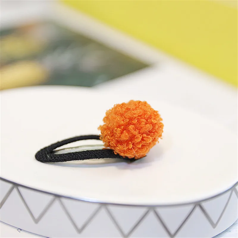 20 шт./лот, новинка, ins, модный симпатичный помпон, помпон, шпильки для волос, однотонный шар, заколки, BB клипсы, принцесса, головной убор, аксессуары для волос